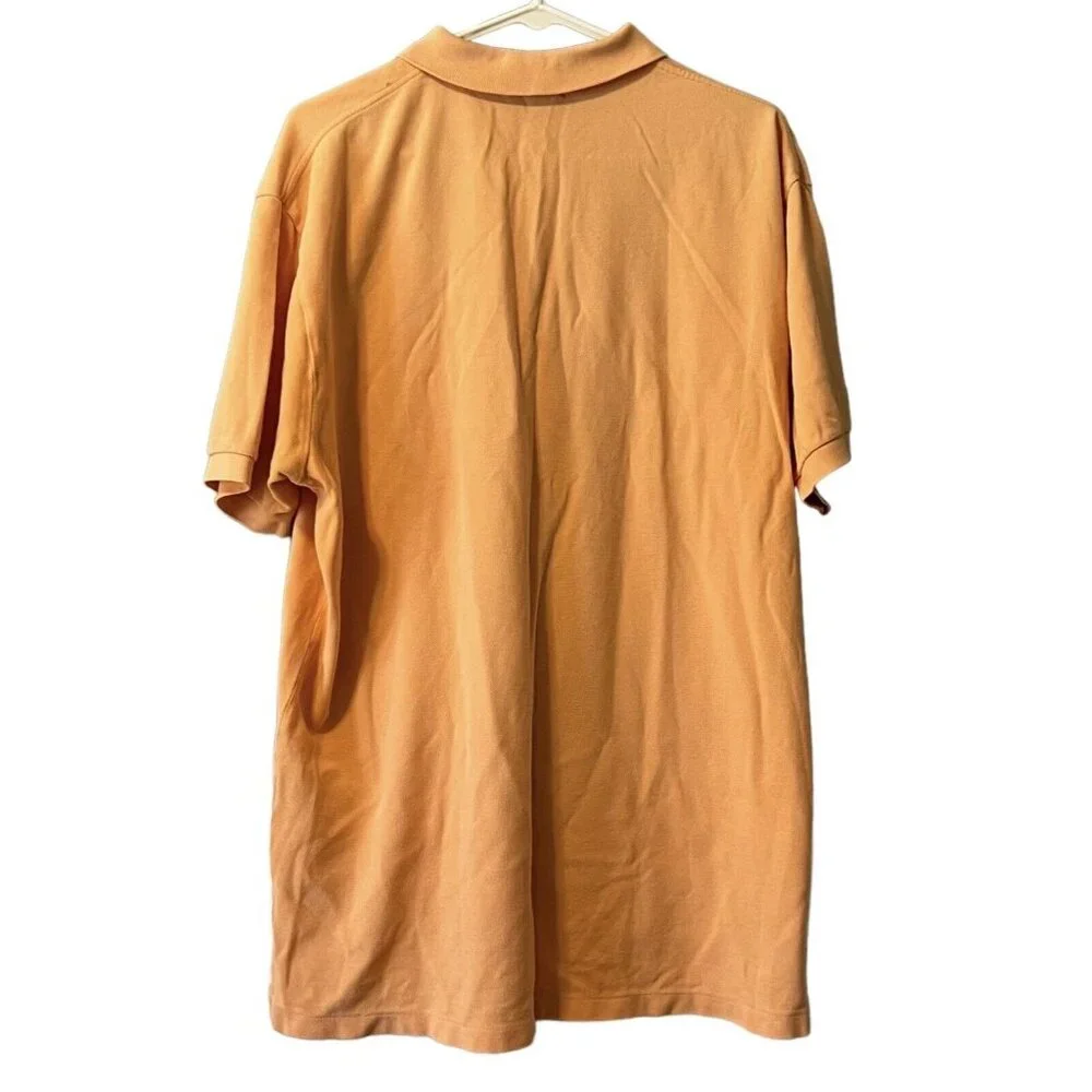 Polo Ralph Lauren Orange Short Sleeve Polo Shirt Size XL Golf Men Preppy‎ Career